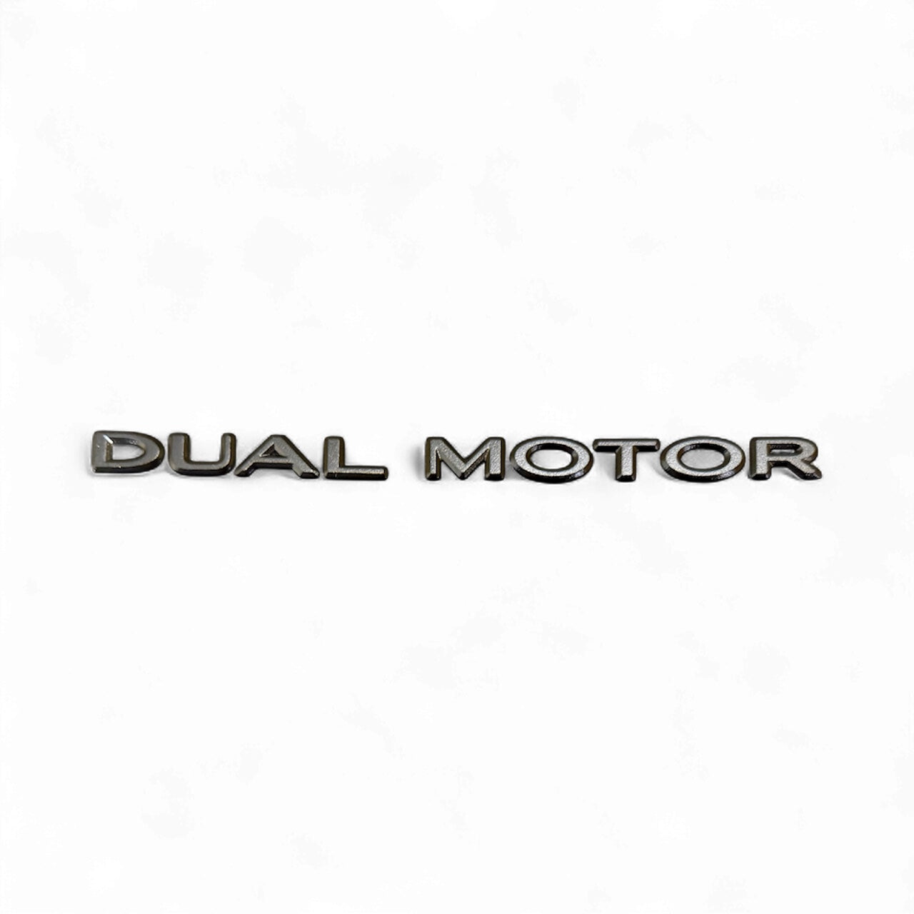 Original Dual Motor Schriftzug Mattschwarz